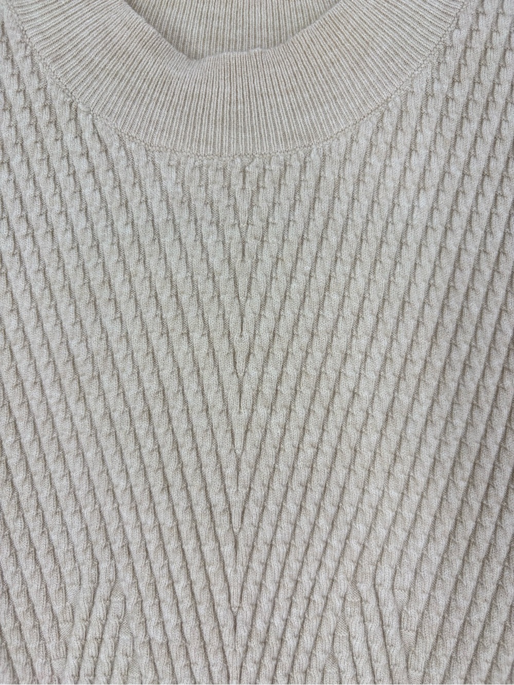 Sleeveless Ribbed Knit Quiet Luxury Minimalist Old Money Shirt Top Women Large - Picture 6 of 13
